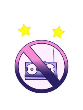 dönen yıldızların gradyan gölgeli çizgi filmlerine izin verilmiyor.