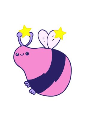 dönen yıldızlar çizgi film arılarının animasyonu