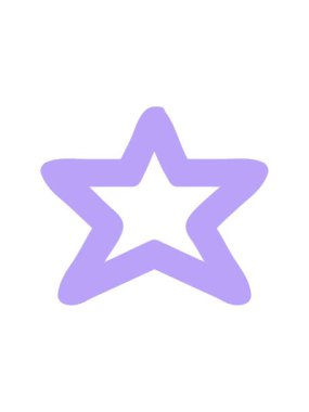 Yıldız şekli sembolünün pixelize etkisi canlandırması