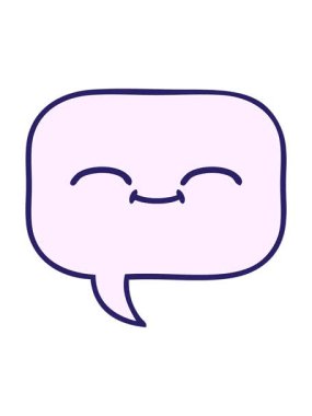 Konuşma balonu çizgi film ögesinin canlandırmasını bob ve duraklat