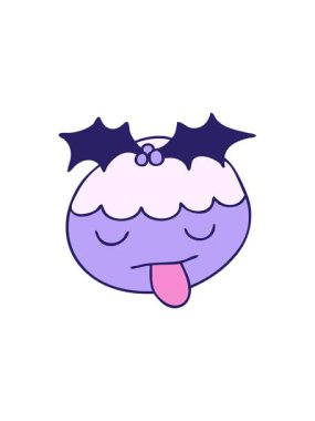 el hareketlerinin radyoaktif ışıldayan animasyonu garip bir çizgi film Noel pudingi çizdi