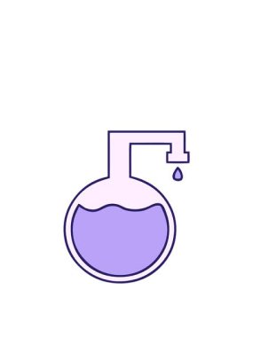 Bir bilim deneyi karikatürünün zıplama hareketi animasyonu