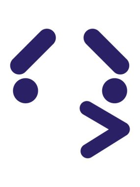 basit endişeli kuş yüzü simgesinin canlandırmasını bob ve duraklat