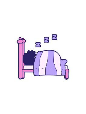 Çizgi filmlerdeki horlayan kişinin anlık satış animasyonu