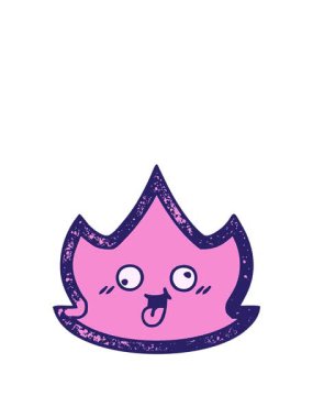 Yangının eski grunge dokusunun animasyonunu büyütüyor.