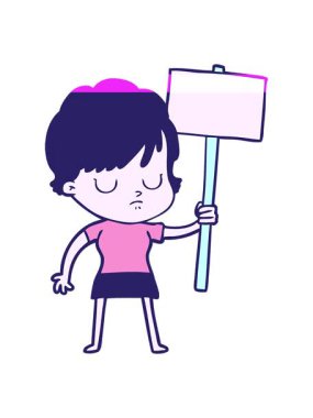 neon renkli kadın karakterin animasyonunu canlandırın.