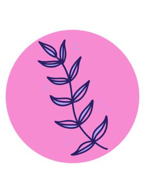 Bir defne resminin ikonik dövme tarzının ışık efekti animasyonu