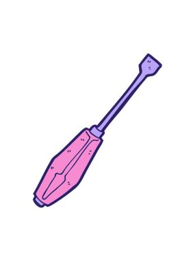 karikatür tornavida animasyonunu bob ve duraklat