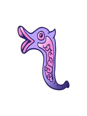 Çizgi film karalama savaş trompetinin animasyonunu renklendir