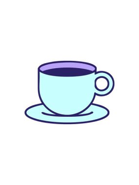 Geleneksel bir kahve tarzında dövmenin satış animasyonu