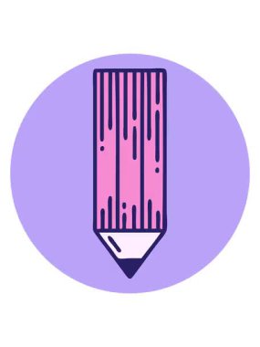 Bir kalem tasarımı resminin canlandırma efektini piksel yap