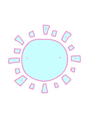 Güneş çiziminin hareketli animasyonu