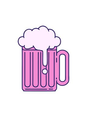 Dövmenin hareketli animasyonu geleneksel bira tankardı tarzında.