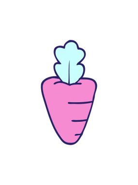 karikatür karalama havucunun canlandırma efekti