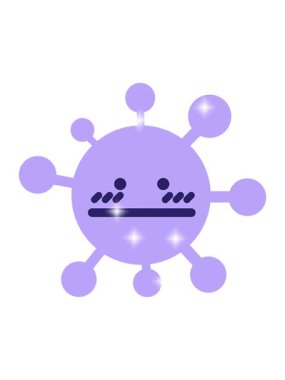 Utanmış ve kafası karışmış virüsün ışıltı etkisi