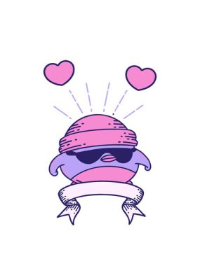 dönen kalp animasyonu parşömen afişi dövmeli havalı Robin