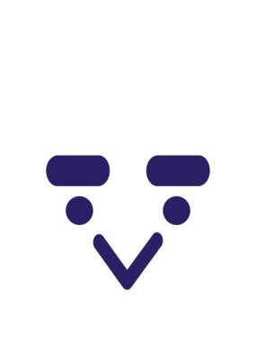 Kalın kaşlı kuş suratlı ikonun animasyonunu büyütüyor