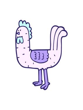 el çizimi çizgi film horozu animasyonu Bob ve duraklat