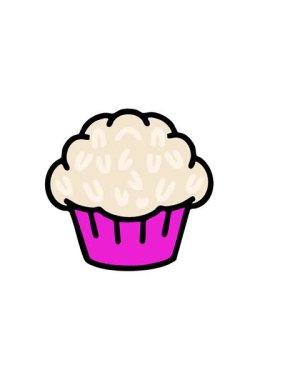 Geleneksel Brezilya hindistancevizi mantarı tatlısının yatay titreşimli animasyonu