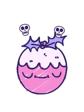 Noel Pudinginin kafatası animasyonu