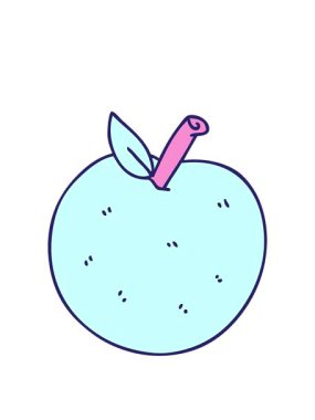 Elle çizilmiş elmanın animasyonunu genişletiyorum.