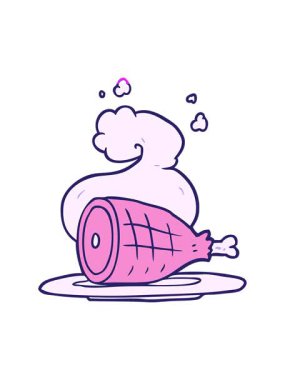 Çizgi filmdeki eti canlandırın.