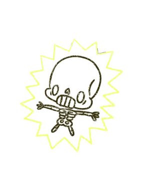 Elektrik Şoku Kömür Çiziminin Renk Canlandırması