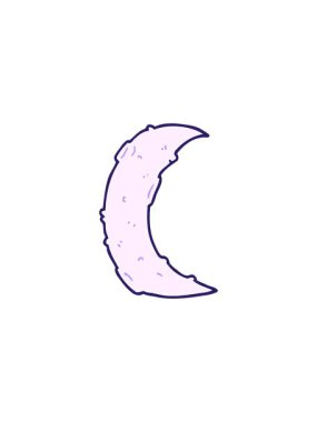 Çizgi film ay tasarımının göz alıcı satış animasyonu