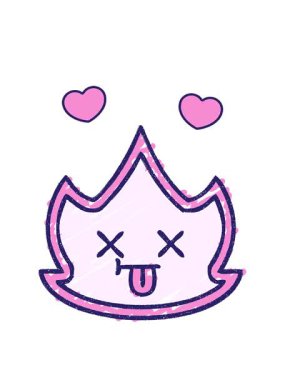 dönen kalpler Alev Karakterinin animasyonu