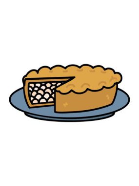 geleneksel Brezilya empadao tavuklu turtasının animasyonunu bob ve duraklat