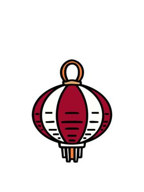 Geleneksel olarak yapılmış bir Japon fenerinin animasyonunu genişletiyorum.