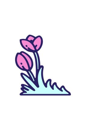 Çiçek tasarımının hareketli animasyonu