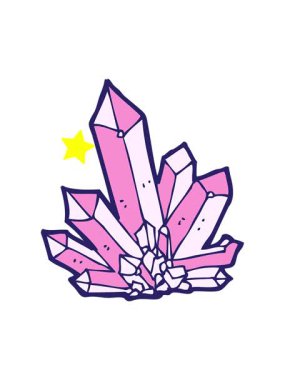 Parlayan yıldızlar çizgi film kristallerinin animasyonunu etkiler.