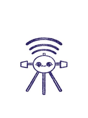 Uydu Kömür Çiziminin hareketli animasyonu