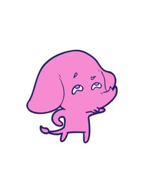 Hatırlayan bir filin karikatür satış animasyonu