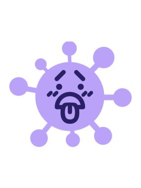 Utanç verici virüs dizaynının animasyonunu güçlendir