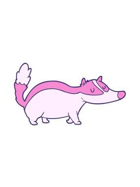 Bir porsuğun hareketli çizimlerini oynat