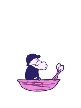 Çizgi film balıkçısının animasyonunu genişletiyorum.