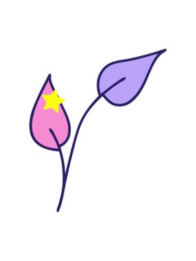 Parıldayan yıldızlar, yaprak çizgi filminin animasyonunu etkiler.