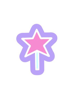 Sihirli değneğin hareketli animasyonu