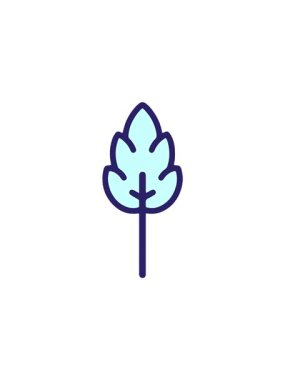 Renkli yaprak illüstrasyonunun satış animasyonu