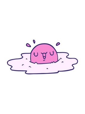 Sahanda yumurta karikatürünü salla ve duraklat