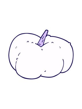 neon ışık efekti çizgi film balkabağı kabağı animasyonu