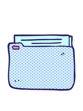 karikatür karalama dosyasının hareketli animasyonu