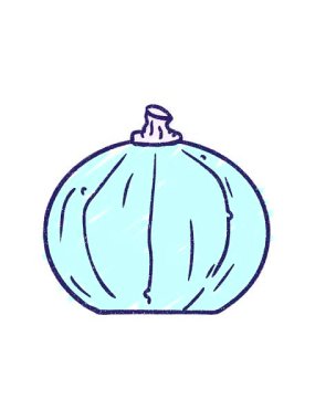 Dikkat çekici Balkabağı Chalky Çizimi