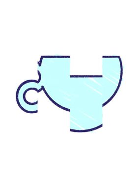 Kupa Tebeşiri Çiziminin bölünen hareket canlandırması