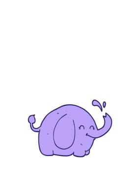 Bir fil çizgi filinin yükselişi ve yüzüşü