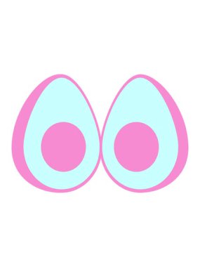 avokado illüstrasyonunun animasyonunu bob ve duraklat