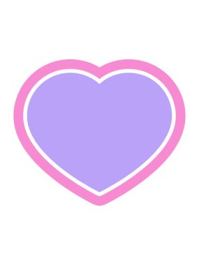 Kalp sembolü grafik vektör resimleme simgesini salla ve duraklat