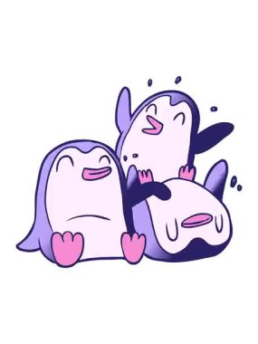 Mutlu penguenlerin titreyen hareketli animasyonları